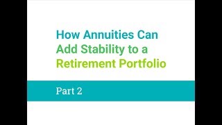 Part 2 – How Annuities Can Add Stability  Retirement Portfolio  Brighthouse Financial [upl. by Einafpets153]