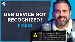 USB Device Not Recognized on Windows 1078 Fixed Now [upl. by Asil]