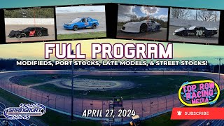 April 27 2024  FULL PROGRAM  FIRST CALL  Springport MidMichigan Speedway [upl. by Athenian719]