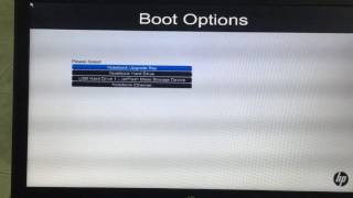 How to boot the hp EliteBook laptop from usb flash drive [upl. by Nanreh592]