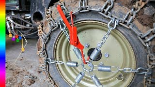 AMAZING Tire Chain Hack For Winter [upl. by Wivina]