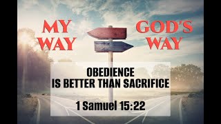 OBEDIENCE TO GOD [upl. by Dorwin123]