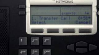 Nortel Phone Transfer Calls [upl. by Inafetse]