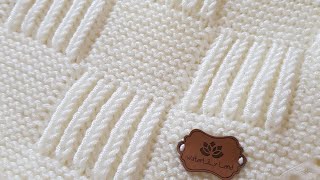 SELANİK BATTANİYE WORKSHOP  BABY BLANKET PATTERN [upl. by Vary]