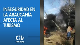 Inseguridad en La Araucanía afecta al turismo ante protestas en los accesos [upl. by Ramilahs]