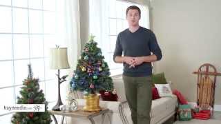 Fiber Optic Ornament Fireworks Prelit Christmas Tree  Product Review Video [upl. by Dorice]