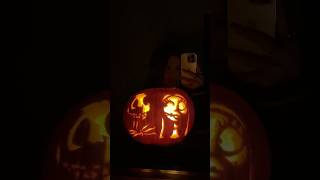 Carving TIM Burton’s NIGHTMARE Before CHRISTMAS Pumpkins FOR Halloween [upl. by Enamrahs]