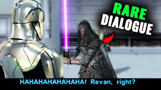 What happens if You REVEAL YOURE REVAN to Sith Troopers Knights of the Old Republic [upl. by Adena]