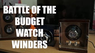 Chiyoda VS Barrington which is the best budget watch winder [upl. by Aleek]