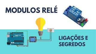 Como usar um Módulo Relé  Arduino [upl. by Juliano]