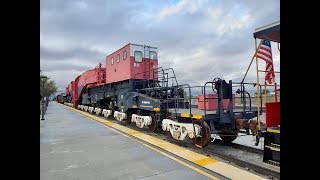 The Worlds Largest Railcar in Action Schnabel Car KRL 3600 [upl. by Even669]