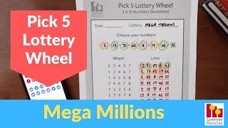 Win The Mega Millions Lottery  Pick 5 Lottery Wheel Strategy [upl. by Gatian]