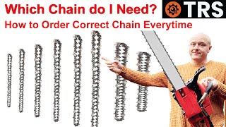 How to Buy Correct Chainsaw Chain Replacement ChainBar Numbers Explained by Craig Kirkman [upl. by Tessil]