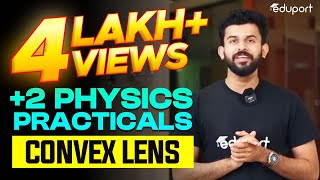 Plus Two Physics Practicals  Convex Lens  Eduport Plus Two [upl. by Aurlie]