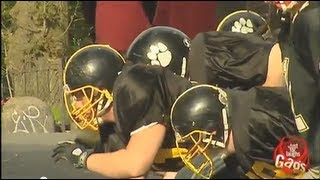 Spontaneous Football Game Prank [upl. by Marijo]