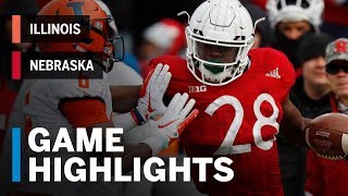 Highlights Illinois Fighting Illini vs Nebraska Cornhuskers  Big Ten Football [upl. by Jary]