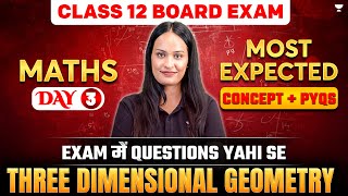 Class 12 Maths  Three Dimensional Geometry  Concept  PYQs  Part1  By Shivani Maam [upl. by Nolyag]