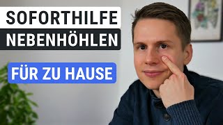 Soforthilfe Nasennebenhöhlenentzündungverstopfung durch Akupressur 👃 [upl. by Ardnait]