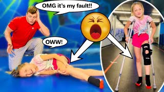 I GOT INJURED WITH INSANE ACROBAT ft Shark He freaked out lillyk injured [upl. by Hicks]