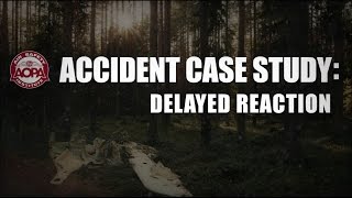 Accident Case Study Delayed Reaction [upl. by Ellehcan]