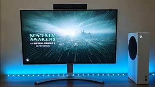 Matrix Awakens RTX Gameplay Xbox Series S [upl. by Barnaba933]