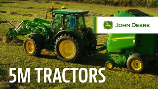 Redefined 5M Tractors  John Deere [upl. by Htiekel]