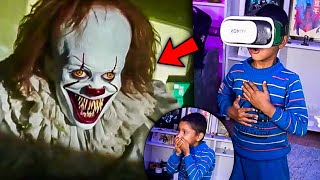 REAL VR HORROR PENNYWISE challenge [upl. by Suu747]