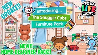 SNUGGLE CUBS FURNITURE PACK TRAILER 😱🤩🥰  TOCA BOCA  shintomi [upl. by Timothee]