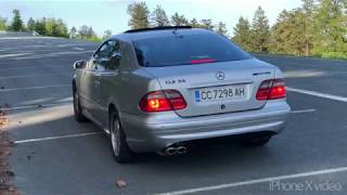 Mercedes CLK 55 AMG Sound Acceleration and POV driving LOUD [upl. by Liamaj]