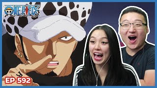 WHAT IS LAWS PLAN 👀  One Piece Episode 592 Couples Reaction amp Discussion [upl. by Arquit]