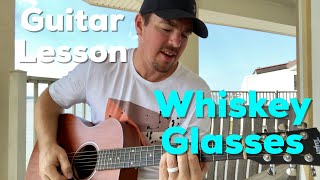 Whiskey Glasses  Morgan Wallen  Beginner Guitar Lesson [upl. by Assenat383]