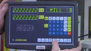 JCS9002AE DRO  Corrected information on Lathe Use [upl. by Lawry]