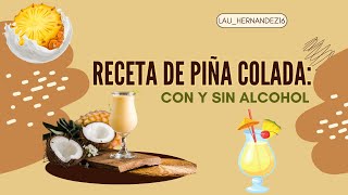 Como hacer una piña colada sin Alcohol  Recetas fáciles y rápidas [upl. by Eile]