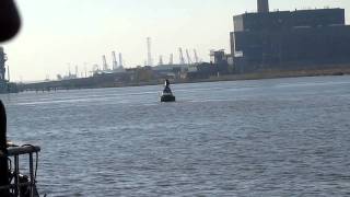 Sailing Past Coalhouse Point And Tilbury Docks In Essex Also Gravesend [upl. by Kidder]