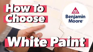 How To Choose A White Paint  My Top 5 favorite Benjamin Moore White Paints [upl. by Ysac]