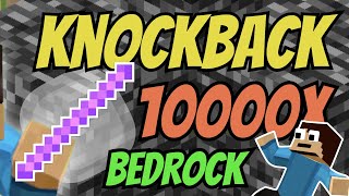 How To Get A Knockback 1000 Stick In Minecraft Bedrock Tutorial [upl. by Ario]