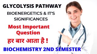 Glycolysis pathway in biochemistry । B Pharmacy 2nd semester।Energetics and significance। Shahruddin [upl. by Eveivaneg]