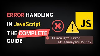 How To Handle Errors in JavaScript [upl. by Iddet999]