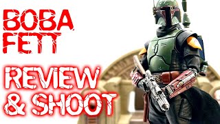 S H Figuarts Book of Boba Fett Action Figure amp Throne Review and Photography Setup [upl. by Aelegna]