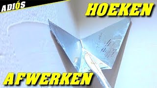 HOEKEN GIPSPLAAT AFWERKEN [upl. by Schuyler857]