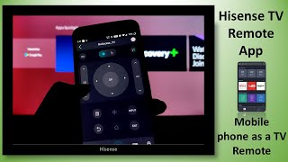 Hisense TV Remote App  Mobile phone as TV Remote [upl. by Lemrahs]