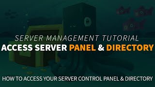 How to Access Your Server Control Panel amp Directory [upl. by Ydnolem]