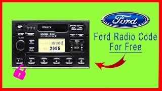 Ford Radio Code  Get It For Free [upl. by Towroy]