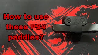 How to use PS4 paddles [upl. by Adnamra]