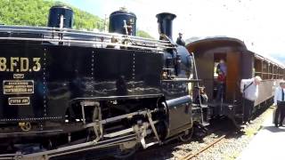 STEAM TRAIN Blonay  Chamby Railway Museum Switzerland [upl. by Tsenrae]