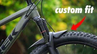 After the perfect Mudguard Lets make one  The Fully Customizable MTB Fender [upl. by Fougere]