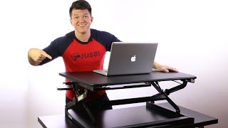 Flexispot SitStand Desk Riser  Unboxing and Review [upl. by Alair]