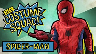 Make Your Own SpiderMan Homecoming Suit  DIY Costume Squad [upl. by Arva531]