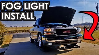 How to Install Fog Lights NBS Sierra and Silverado [upl. by Odragde864]