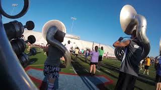 Lumberton High School “Rise” Sousaphone ChestCam Transcription [upl. by Naghem]